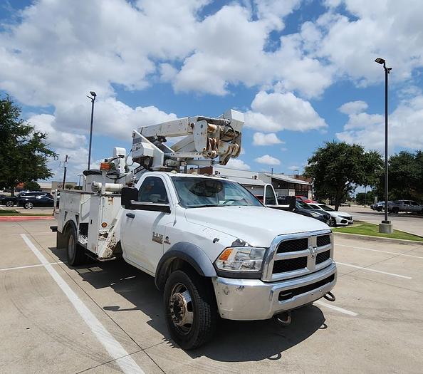 Used 2012 Dodge 5500 4x4 Terex Hi Ranger LTM40 45' Articulated/Telescoping Bucket with Material Handling Jib