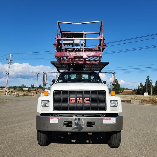 Used 1997 GMC 7500 Utility Truck with Elliott ECL-3-55 59' Telescopic Platform Hydraulic Crane