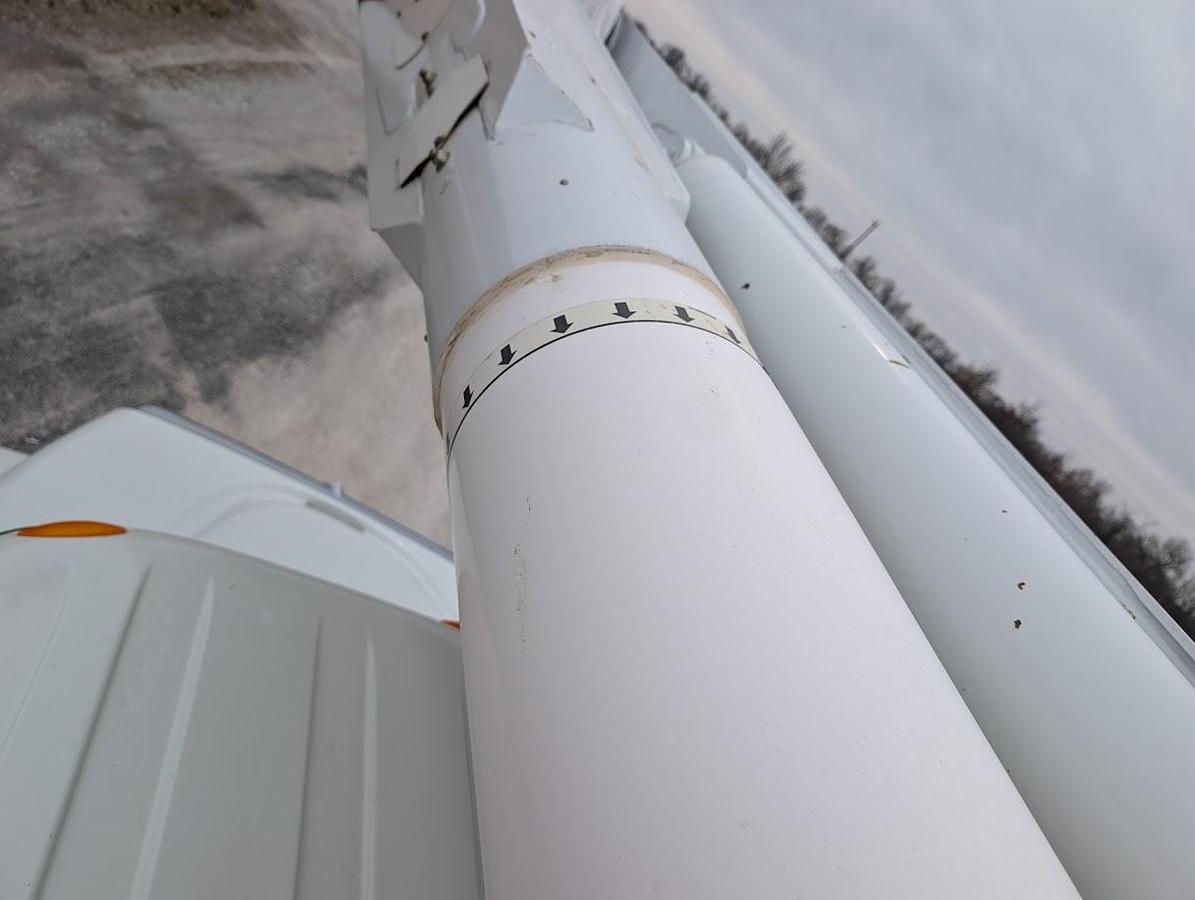 Used 2007 International 7400 4x4 Altec AM55 60' Over-Center Articulated Insulated Material Handling Bucket Truck