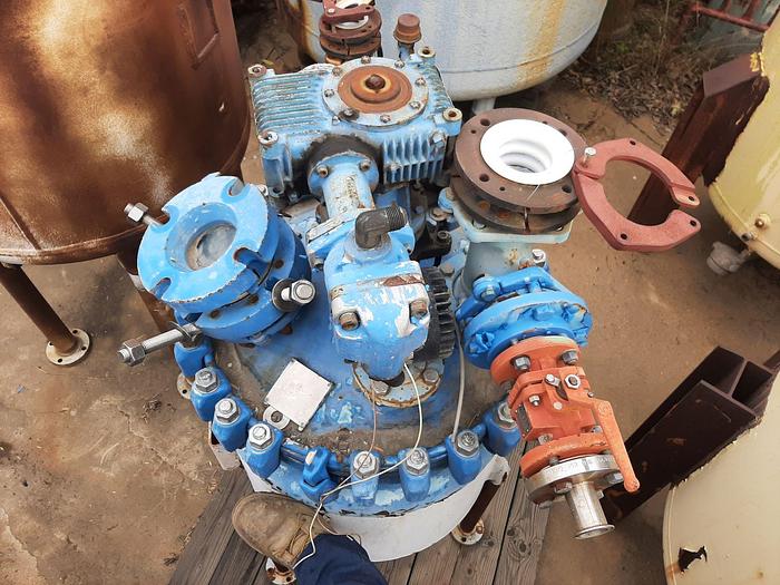 Used Reactor, 50 Gallon, Glass Lined, 150 PSI, Jkt, Pfaudler, #S738230