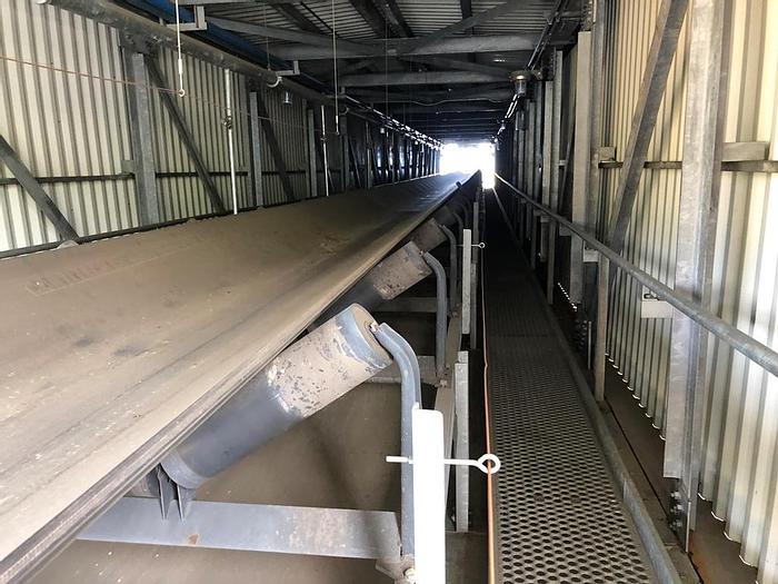 Used Conveyor, Belt, 60" x 365', Covered, Incline, 350 HP, B #C743203