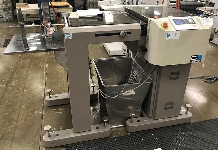 2013 / 2012 - CEM MP601PA Cutter with Sinking Stacker (Serial No. 35850 / 35834)