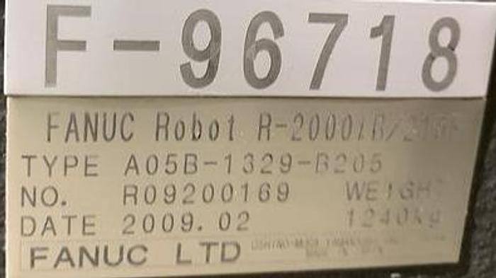 Used FANUC R2000iB/210F 6 AXIS CNC ROBOT W/R30iA CONTROLS