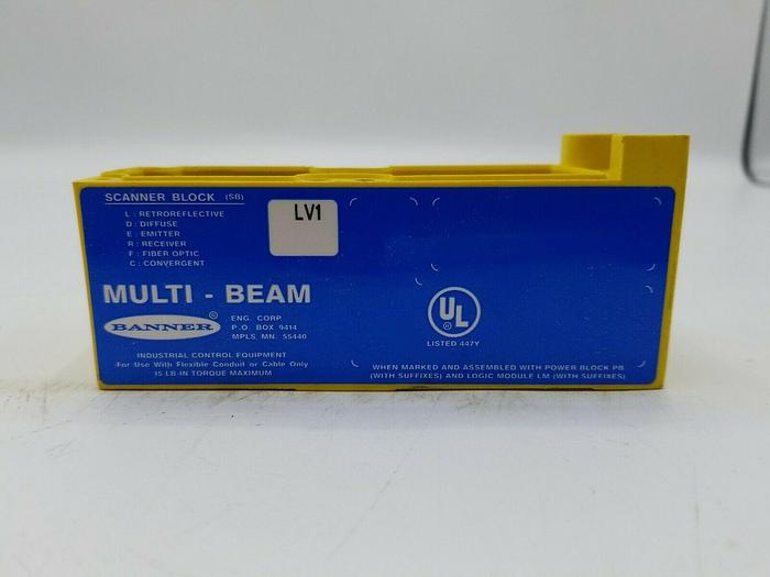 Used Banner LV1 Multi-Beam Scanner Block