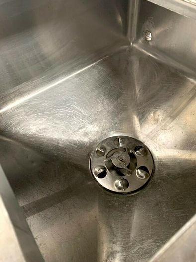 Used Likwifier - 150 Gallon Stainless Steel Liquefier w/ bottom mounted 15 HP motor