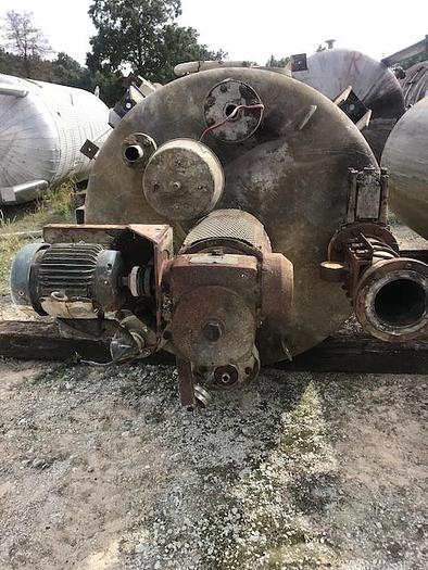 Used Used Kopetz Manufacturing approximately 1,500 gallon 316L stainless steel vertical mix tank
