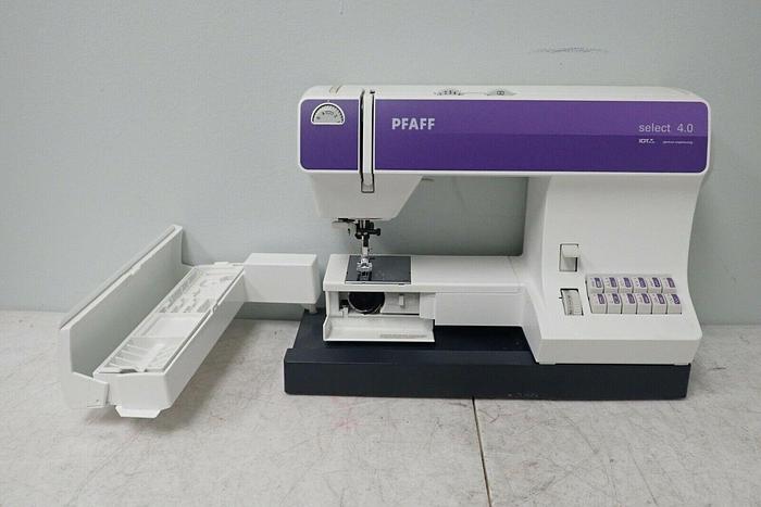 Used PFAFF Type 610A Select 4.0 Sewing Machine with Cover and Foot Pedal / Controller