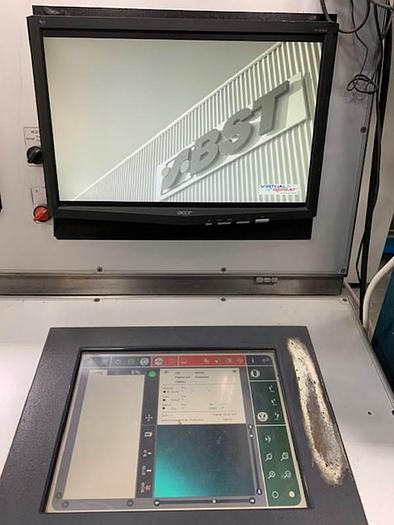 Used 53" WIDE UTECO EMERALD 8 COLOR CI PRINTING PRESS GEARLESS 130 ; TURRET UNWIND / REWIND