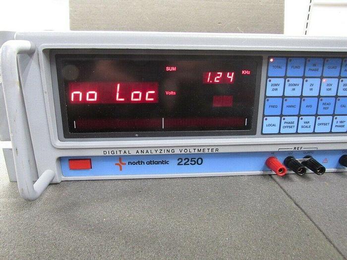 Used North Atlantic 2250-F1 Digital Analyzing Voltmeter