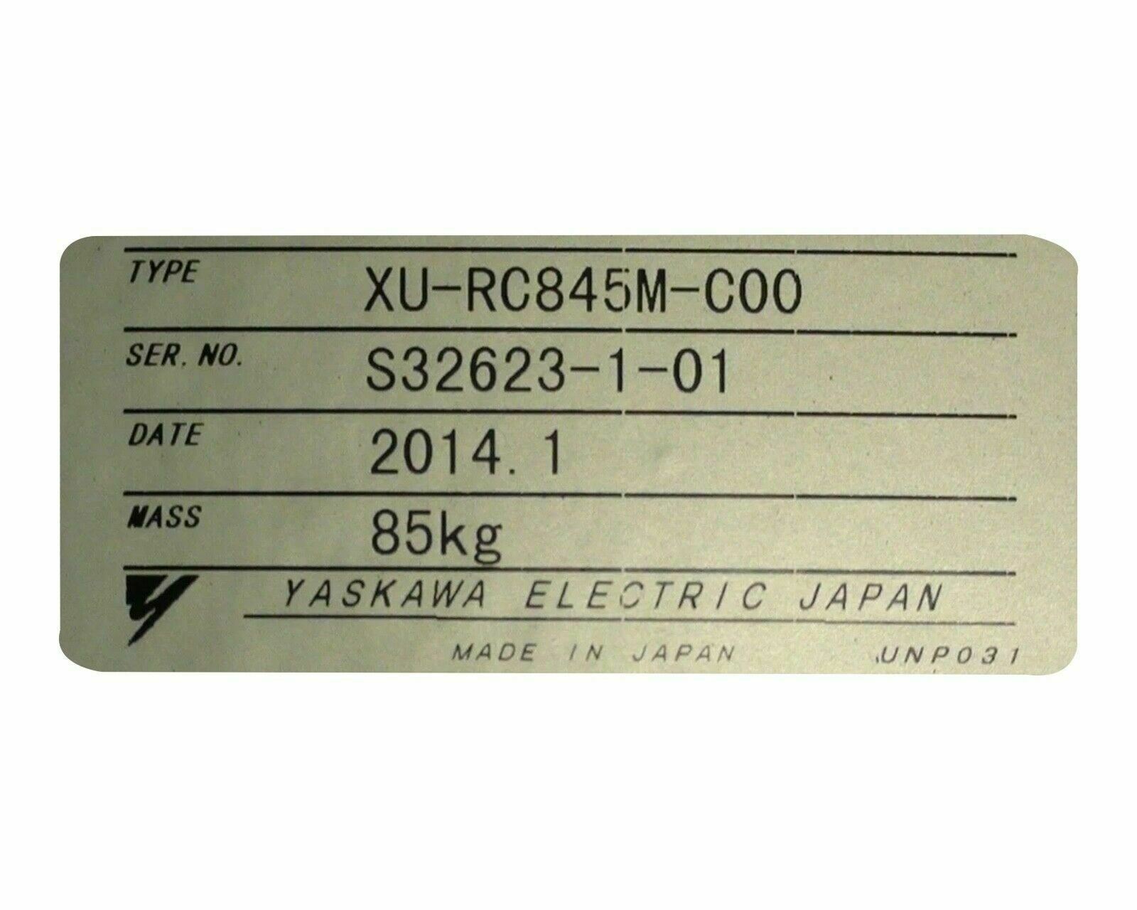 Used 2017 Yaskawa Electric XU-RCM845-COO ROBOT