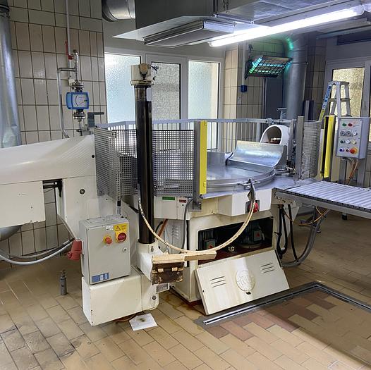 Used used Sugar kneader make RUFFINATTI type IM-70-H with lifting device EIM-70.