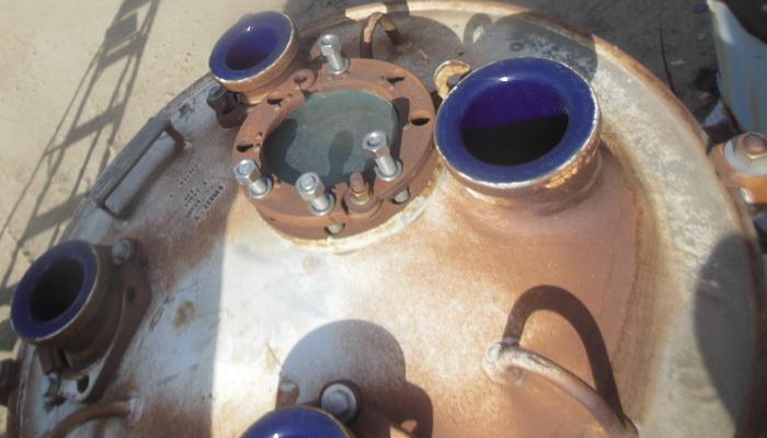 Used Reactor, 100 Gallon, Glass Lined, Jkt, 30" x 33", De Dietrich, #L742762