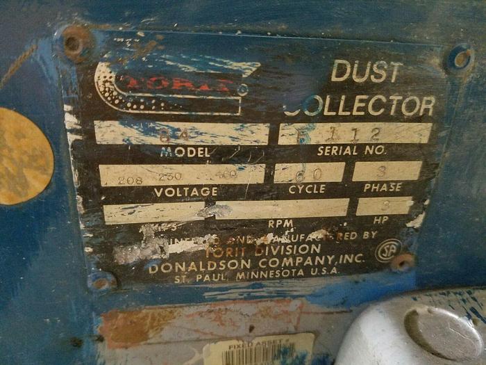 Used Donaldson Torit Dust Collector 3 HP 800 CFM Vacuum