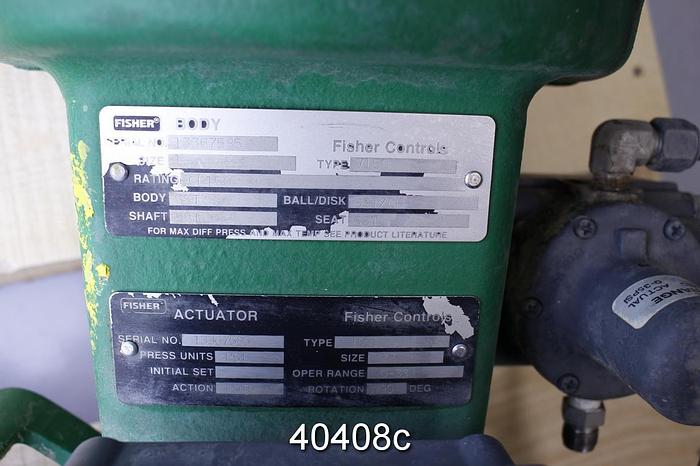 Used Fisher V150 1" Vee Ball Valve #40408