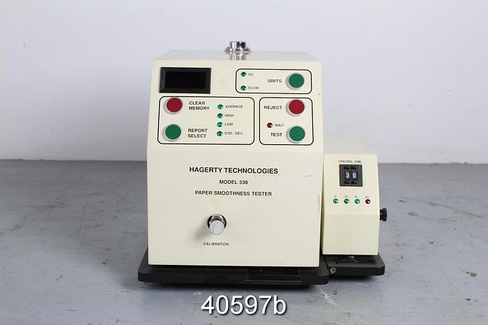Used Hagerty Technologies Model 538 Paper Smoothness Tester #40597