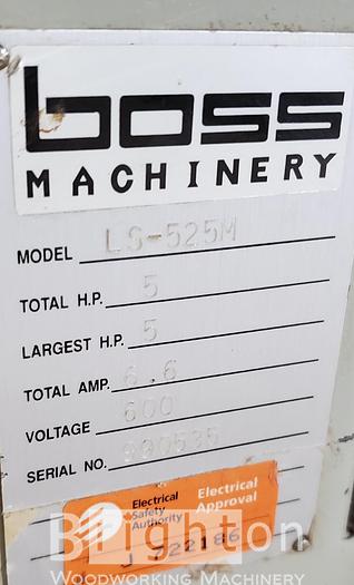 Used Boss LS-525M used Shaper w/ Co-Matic AF44 feeder