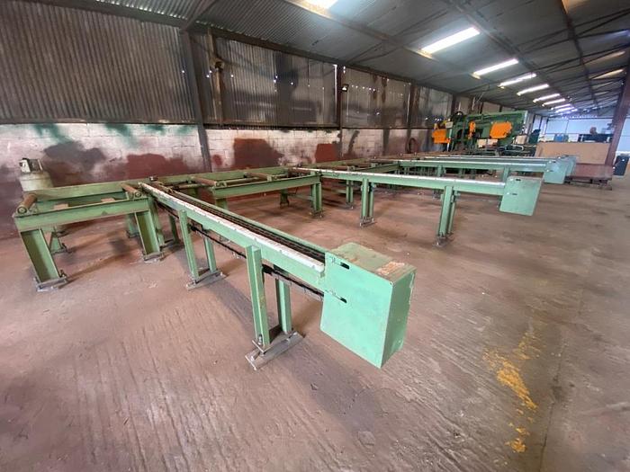 Used 2001 Peddinghaus BDL760/3 with Meba 400DG-700 Saw/Drill Line
