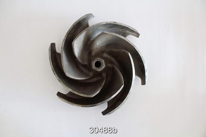 Used Goulds 3196 XLT-X 6-Vane Impeller, 6x8x13 #30488