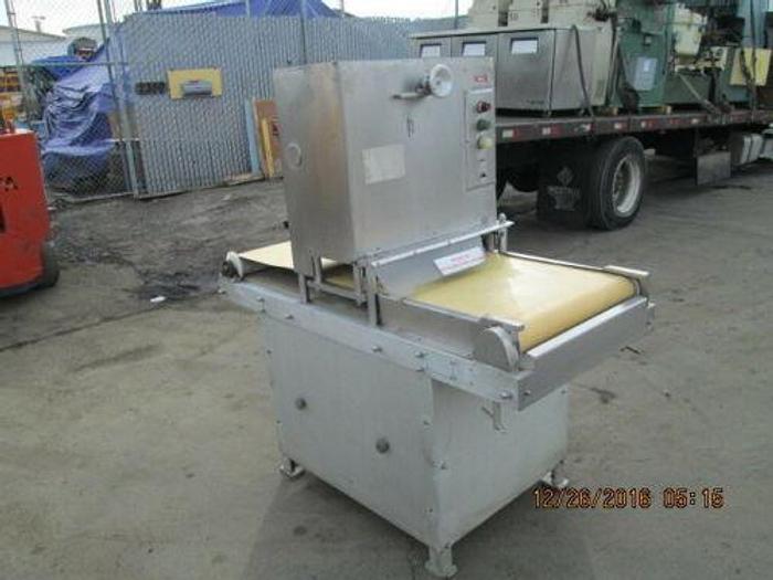 Used JACCARD MDL. HORD II COMMERCIAL MEAT FLATTENING MACHINE / MEAT PRESS W/CONVEYOR