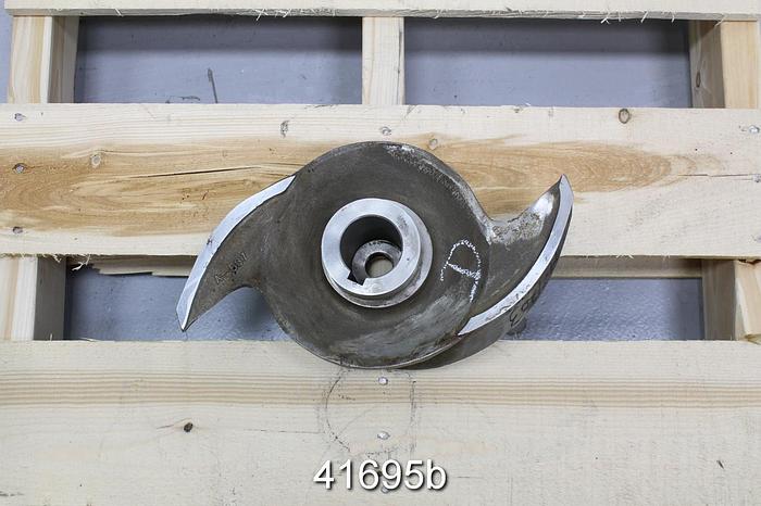 Unused Goulds 3175 3x6x14 2-Vane 12" Stainless Steel Impeller #41695