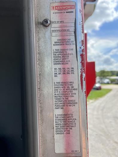 Used 2011 Kenworth T800 Tri-Axle Dump Truck  #5596