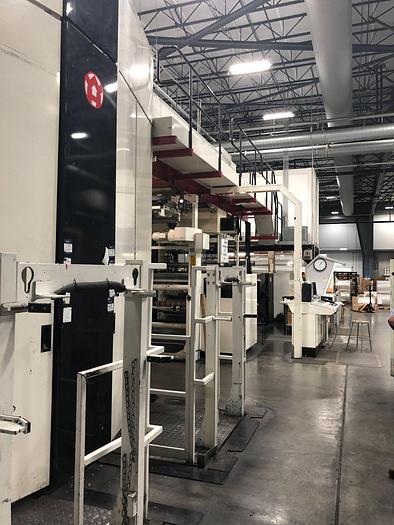 Used 52" W&H NOVOLEX 10 COLOR CI PRITING PRESS MFG. 2003