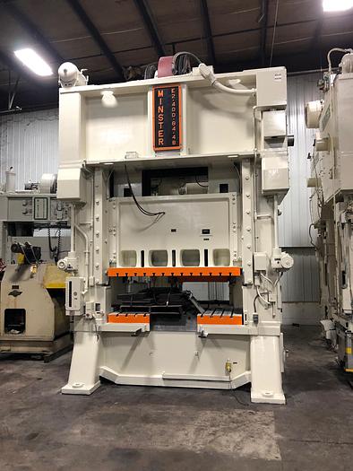Used 400 TON MINSTER SSDC PRESS, E2-400-84-48, NEW 1985
