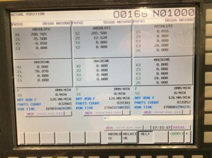 Used 2014 MIYANO ABX-64THY2 CNC LATHE