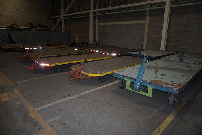 Used FLAT ROLLING CARTS