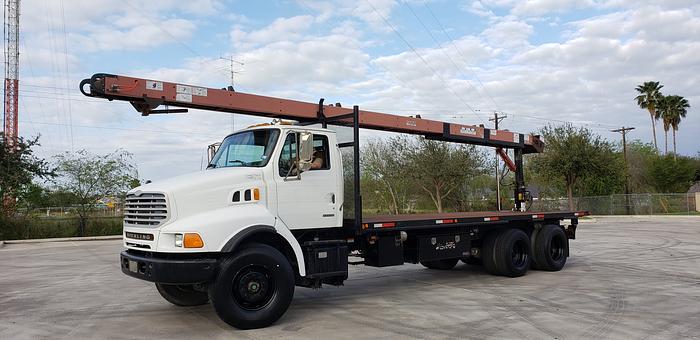 Used 2003 Sterling Acterra Flatbed With Cleasby Roofing Conveyor