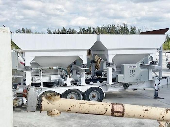 Used 2008 Port-A-Pour LP 1100 Portable Concrete Batch Plant