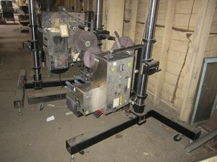 Used Labeler, Willett, Mdl 230S, Printer, Portable on Stand, (2) #C736406