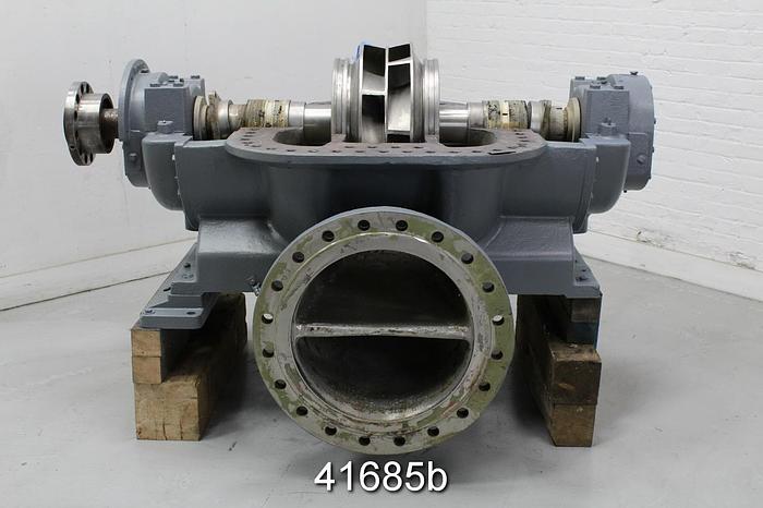 Used Sulzer ZUU-50 Double Suction Fan Pump, 20x24, Stainless Steel #41685