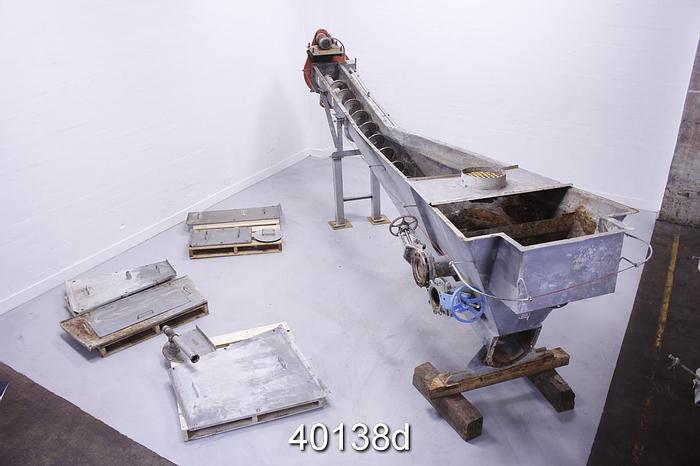 Used Rimpac Sand Separator, 18' Screw Conveyor #40138