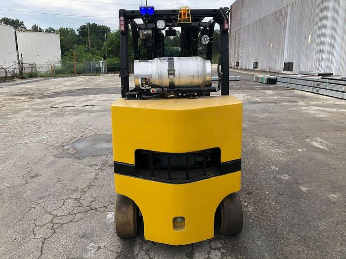 Used 12,000 POUND YALE ROLL CLAMP TRUCK MODEL GLC120VXPRS W/ 60" BOLZONI CLAMP MFG. 2012