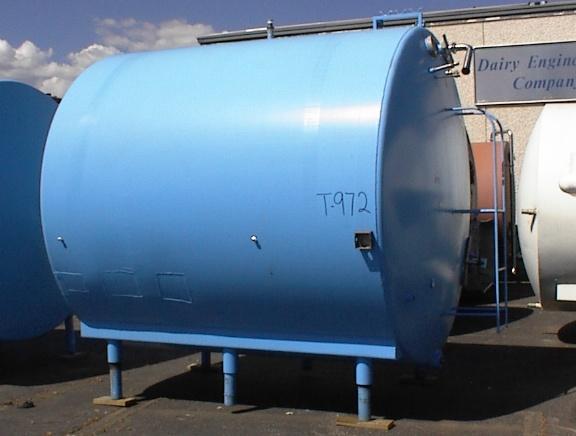 Usado 3000 GALLON STORAGE TANK.  CE HOWARD MODEL 1134-A SERIAL 4981
