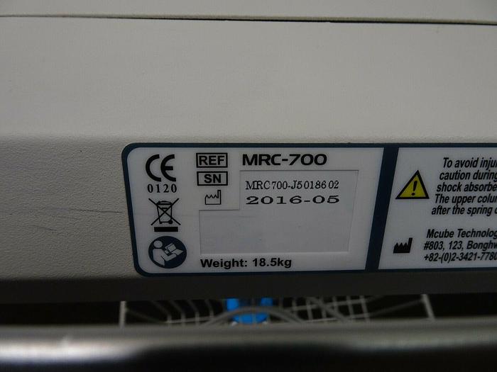 Used CubeScan Mcube BioCon-700 Bladder Scanner W/ Transducer, Cart & Power Supply