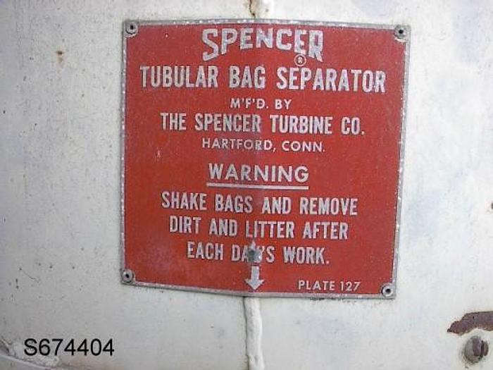 Used Dust Collector, Baghouse, 22 SF, Spencer, #S674404