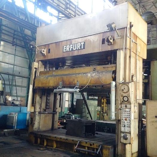 1979 Erfurt Hydraulic Die Spotting Press Model PYXTuS 100.1/400 100ton