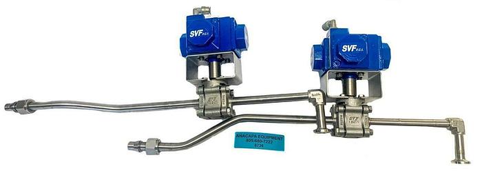 Used SVF Compact HS15-2 H15 SR-1B2Z 1/90 Pneumatic Valve Actuator Lot of 2 (8736)W