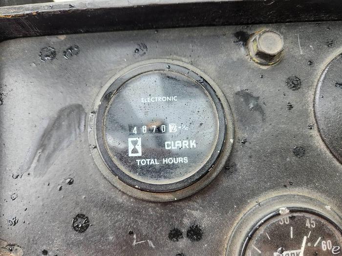 Used 1986 LP Gas Clark C500-100 Cushion Tire 4 Wheel Sit Down (Indoor Warehouse)