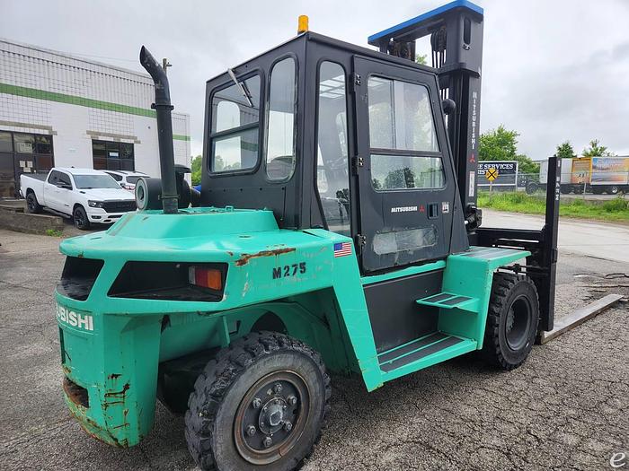 Used 2010 Diesel Mitsubishi FD70E Pneumatic Tire 4 Wheel Sit Down