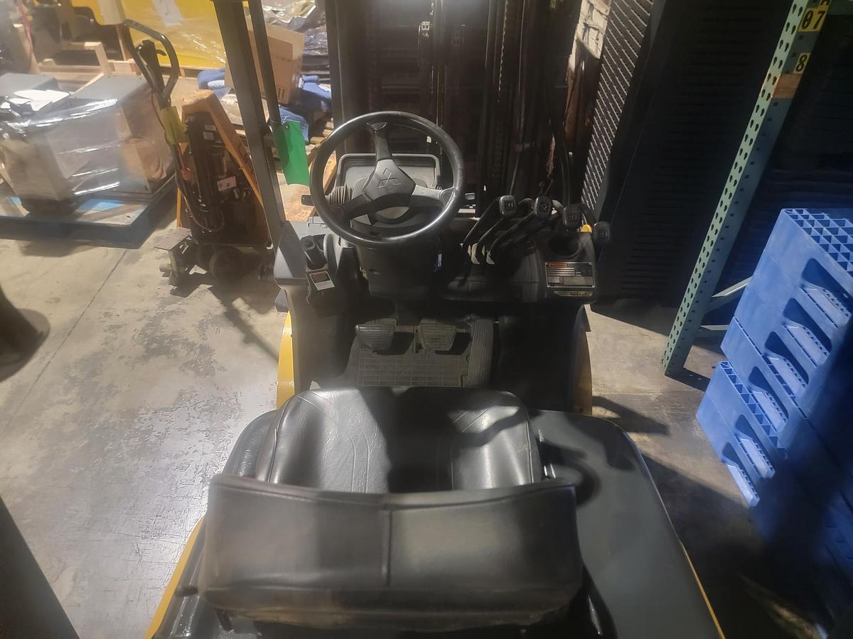 Used 2004 LP Gas Cat C5000 Cushion Tire 4 Wheel Sit Down (Indoor Warehouse)