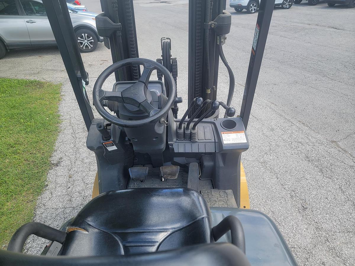 Used 2016 LP Gas Cat C5000 Cushion Tire 4 Wheel Sit Down (Indoor Warehouse)