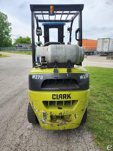 Used 2012 LP Gas Clark C30L Pneumatic Tire 4 Wheel Sit Down