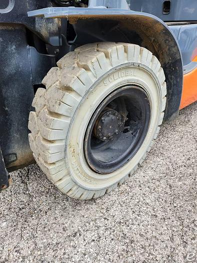 Used 2017 LP Gas Toyota 8FGU25 Pneumatic Tire 4 Wheel Sit Down