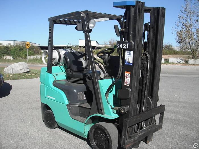 Used 2005 LP Gas Mitsubishi FCG25N Cushion Tire 4 Wheel Sit Down (Indoor Warehouse)