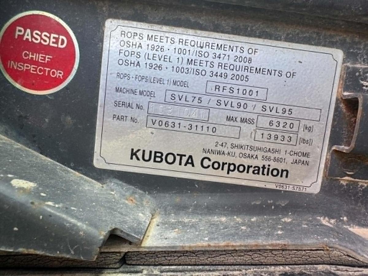 Used 2019 Kubota SVL75-2HWC