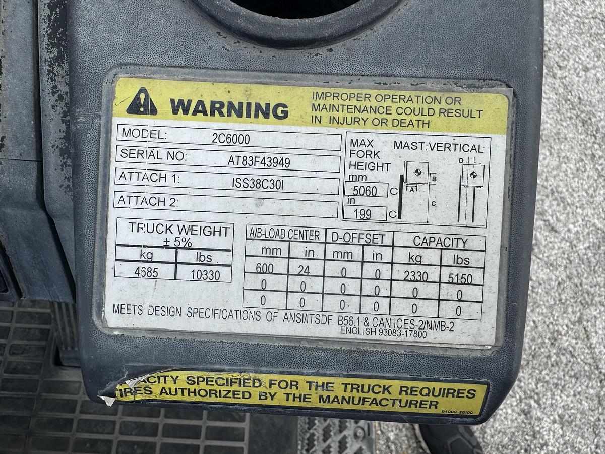 Used 2019 Cat 2C6000