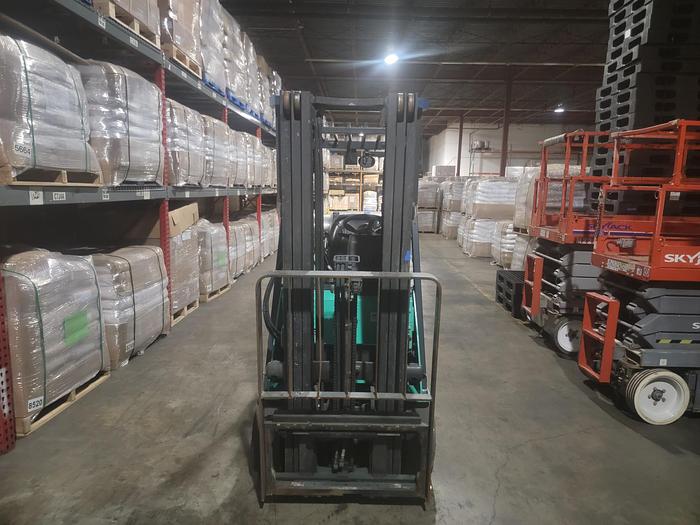 Used 2017 LP Gas Mitsubishi FGC18N Cushion Tire 4 Wheel Sit Down (Indoor Warehouse)